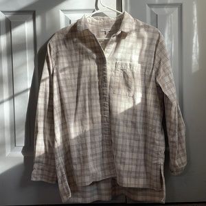 Madewell corduroy flannel shacket
